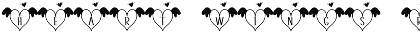 Heart Wings font download