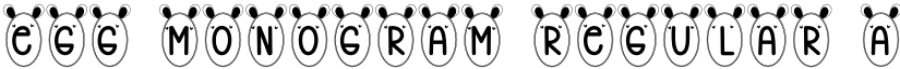 Egg Monogram Regular font