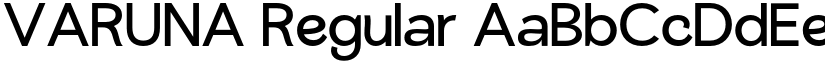 VARUNA Regular font