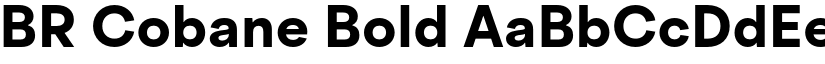 BR Cobane Bold font