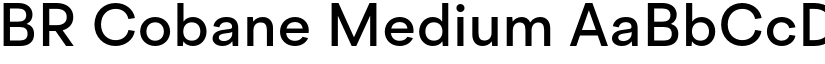 BR Cobane Medium font