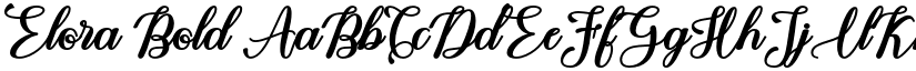Elora Bold font