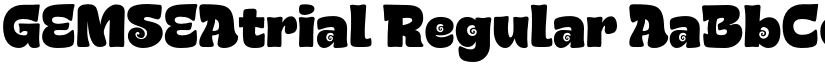 GEMSEAtrial Regular font
