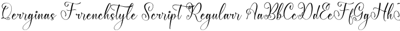 Qerginas Frenchstyle Script font download