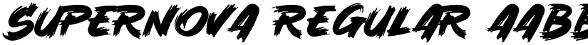 Supernova font download