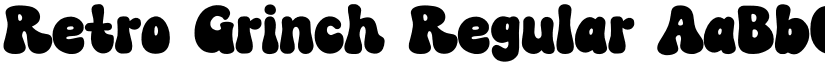 Retro Grinch Regular font