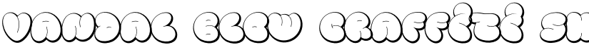 Vandal Blow Graffiti Shadow Regular font