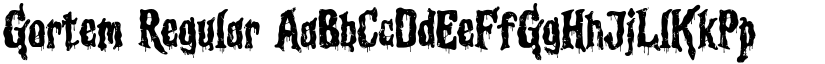 Gortem Regular font