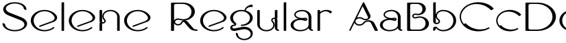 Selene Regular font