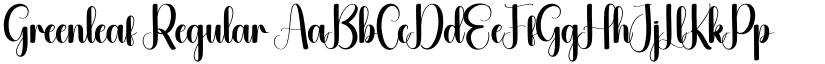 Greenleaf font download