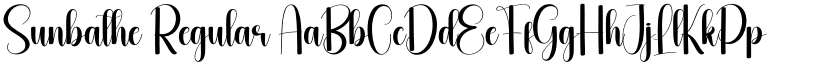 Sunbathe font download