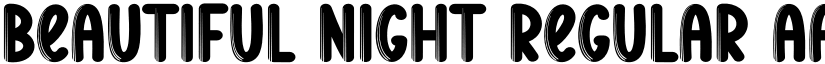 Beautiful Night font download