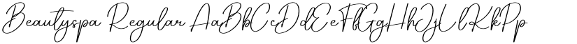 Beautyspa Regular font