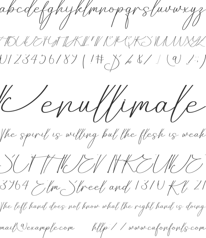 Happyday font preview
