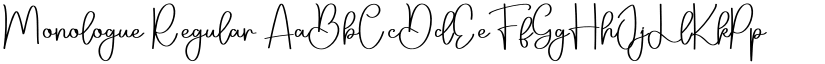 Monologue Regular font