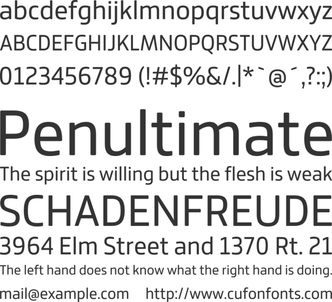 Bronkoh font preview