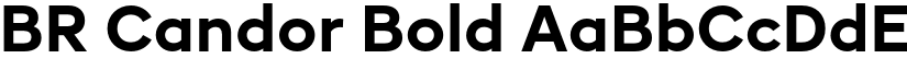 BR Candor Bold font