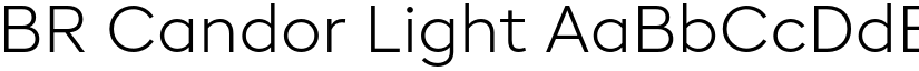 BR Candor Light font