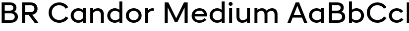 BR Candor Medium font