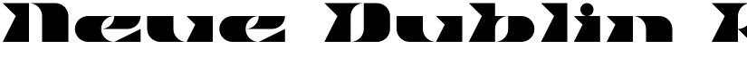 Neue Dublin Regular font