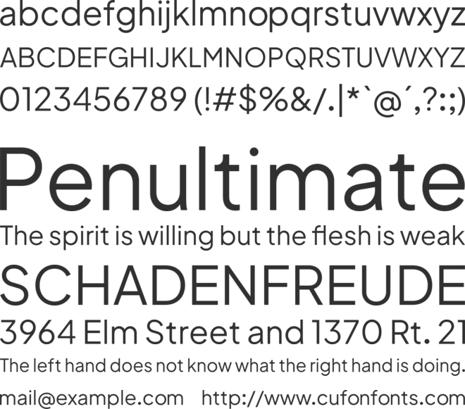 Mluvka font preview