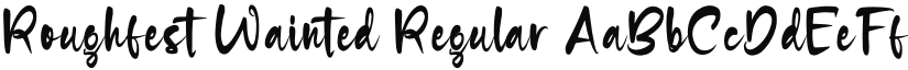 Roughfest Wainted font download