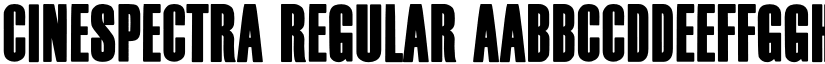 Cinespectra Regular font