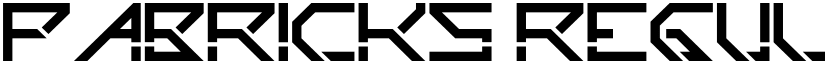 Pabricks Regular font