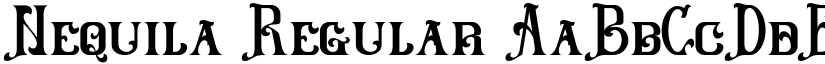 Nequila Regular font
