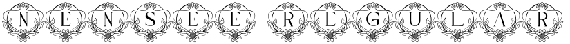NENSEE Regular font