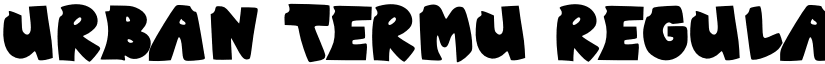 Urban Termu Regular font