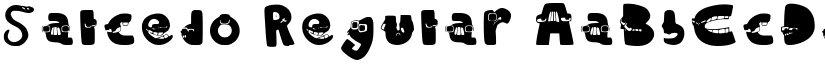 Salcedo Regular font