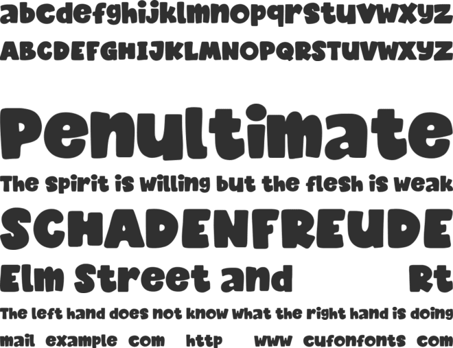 Palpito Free Font font preview