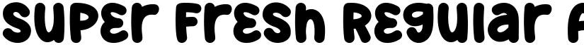Super Fresh Regular font