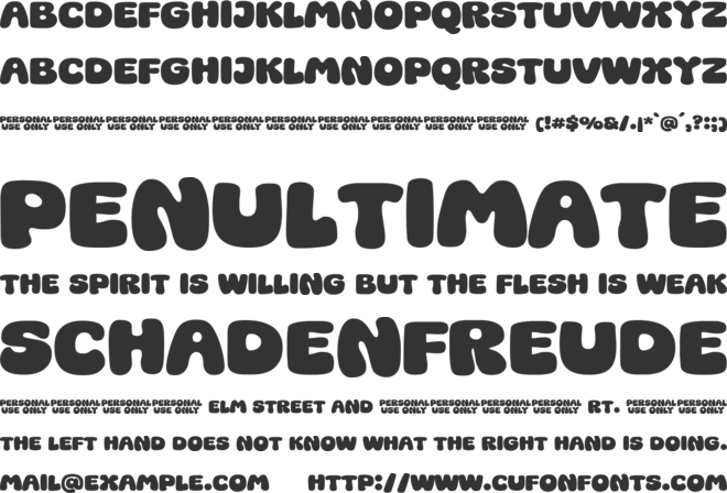 Super Daisy font preview