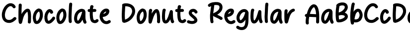 Chocolate Donuts Regular font