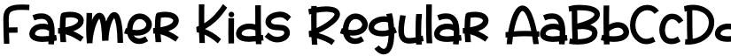 Farmer Kids Regular font
