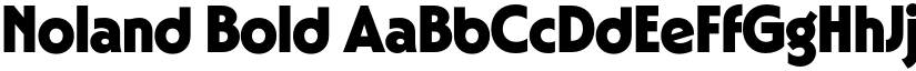 Noland Bold font