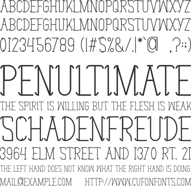 Holly Curves font preview