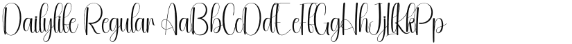 Dailylife font download