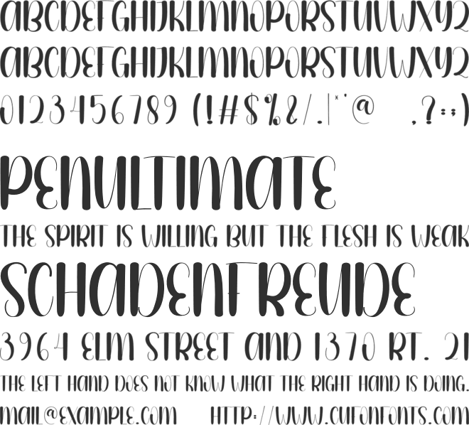 Smiley Face font preview