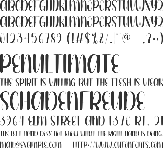 Smiley Face font preview