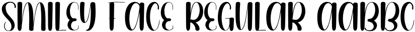 Smiley Face Regular font
