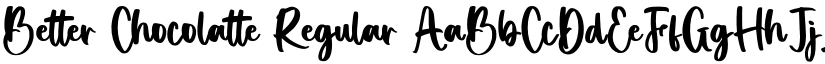 Better Chocolatte Regular font