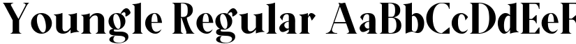 Youngle Regular font