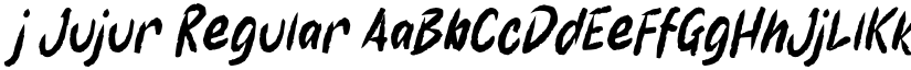 j Jujur font download