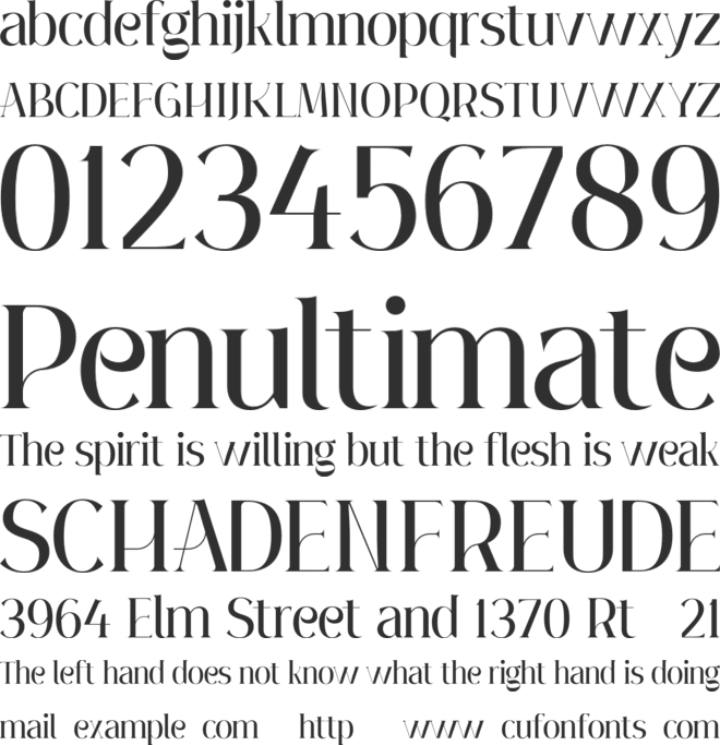 Anargya Personal Use font preview