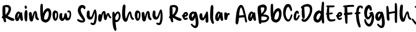 Rainbow Symphony font download
