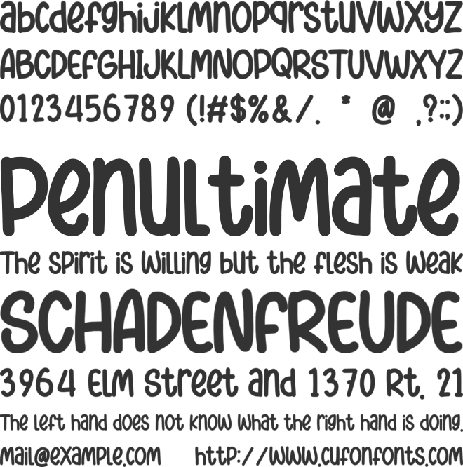 Happy Pinky font preview