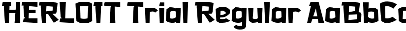 HERLOIT Trial Regular font